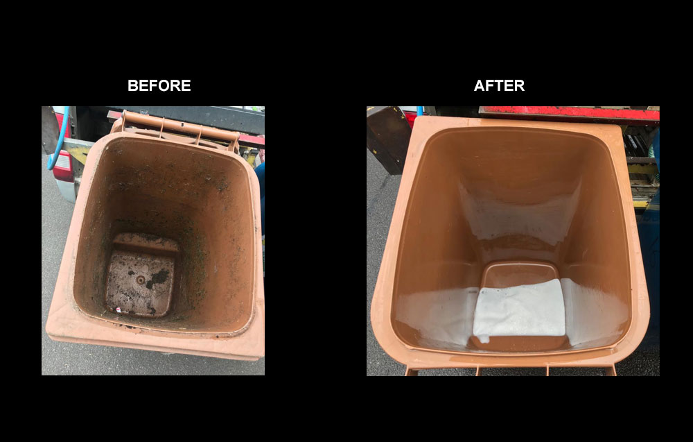 before and after bin cleaning 2